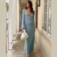 thumbnail image 4 of Vestido de playa para mujer, de color sólido, sexy, de punto, hueco, para playa, bikini, traje de baño, ropa de protección solar, 4 of 5