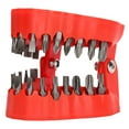 thumbnail image 1 of Stainless Steel Drill Bit Holder, Convenient Prevent Loss Shock Resistant Practical Denture Drill Bit Magnetic Holder Portable Heat Treated Process  For Home Red, 1 of 8