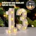 thumbnail image 2 of Letrero LED con números 13 para decoración de fiesta de 13 cumpleaños, 2 of 7