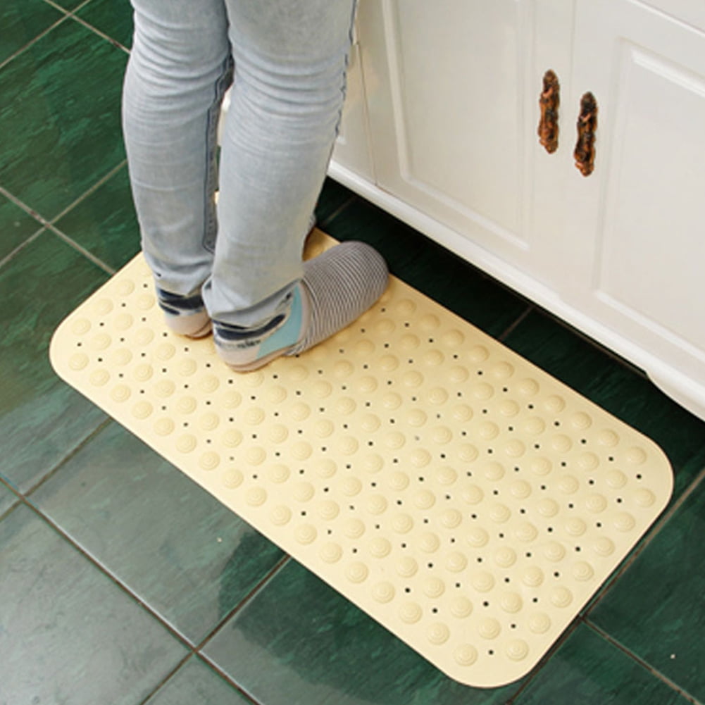 Bathroom Anti-Slip Strong Suction Bath Shower Mat Foot Massage Rubber Floor Mat 