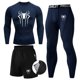 thumbnail image 4 of Conjunto de 3 piezas de ropa interior térmica de invierno para hombre, traje deportivo de compresión, calzoncillos largos, ropa deportiva para correr, chándal, mallas de entrenamiento para ejercicio, 4 of 5