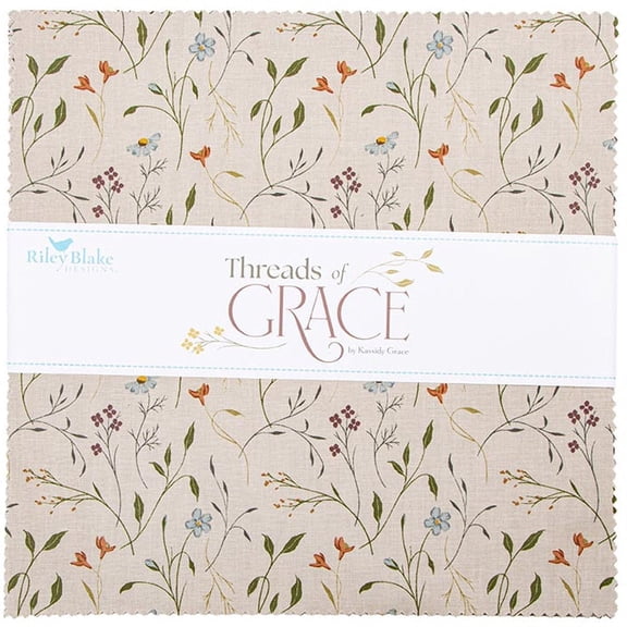 Riley Blake - Threads of Grace 10" Stacker by Kassidy Grace 42 pcs