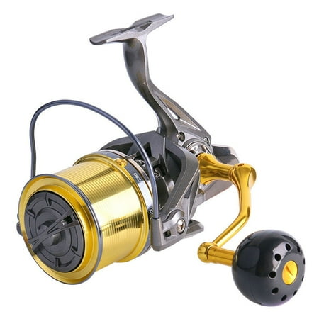 All Metal Spinner Reel 6+1Bb Screw-In Sea Fishing Reel for Saltwater Freshwater Sh12000