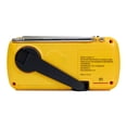 thumbnail image 3 of Kaito Voyager V2 AM/FM Shortwave Emergency Radio with Solar & Crank, Yellow, 3 of 6