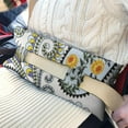 thumbnail image 3 of Chic Bohemian Vintage Print Mastectomy Pillow for Car - Soft Chest Protector After Surgery with Hook-and-Loop Straps, 3 of 6