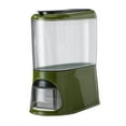 thumbnail image 4 of Contenedor para almacenar arroz, cubo para granos con tapa transparente, contenedor para almacenar alimentos secos verde, 4 of 9