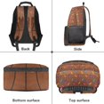 thumbnail image 6 of Yuyamidu Basketball Bookbag Brown Ice Cream Book Bag for School Back to School Backpack Lightweight Children's School Bag for Boys Girls 10-12, 6 of 7