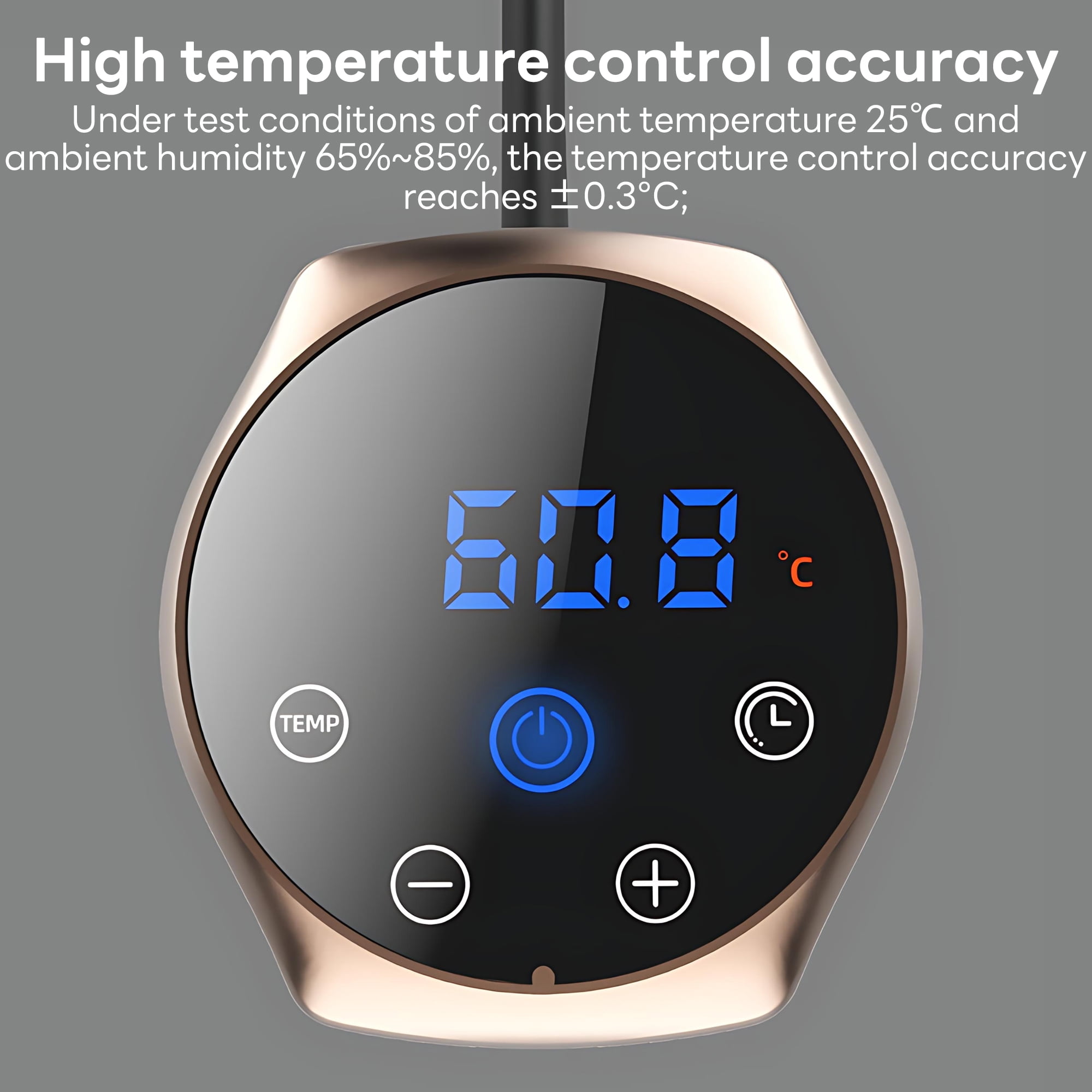 INSMART Sous Vide Machines, Precision Cooker, 1100W, IPX7 Waterproof Immersion Circulator with ±1℉ Temp Control