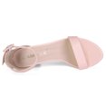 thumbnail image 4 of Unique Bargains Women's Chunky Heel Open Toe Ankle Strap Sandals, 4 of 7