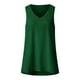 thumbnail image 3 of Camisa sin mangas con cuello en V para mujer para el verano: top informal oversize, poliéster/spandex, moda playera, tallas S-XXXXXL., 3 of 3