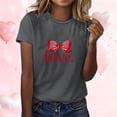thumbnail image 2 of RXMEKW Chemises à Manches Courtes pour Femmes, T-Shirts Décontractés Imprimés à Col Rond pour Femmes, 2 of 8