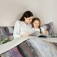 thumbnail image 5 of Castle Fairy Teens Old Barn Door Full Size Comforter Sets 3-Piece,Western Horseshoe Bedding Comforter Set,Spring Garden Flowers Lightweight Bedding Sets,Microfiber Bedroom Decor,Reversible, 5 of 8