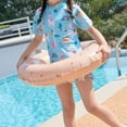 thumbnail image 2 of Up to 65% Off SMihono Teen Retro Striped Swimming Ring Inflatable Underarm Ring Floating Ring Summer Swimming Rings PVC Rings, 2 of 6