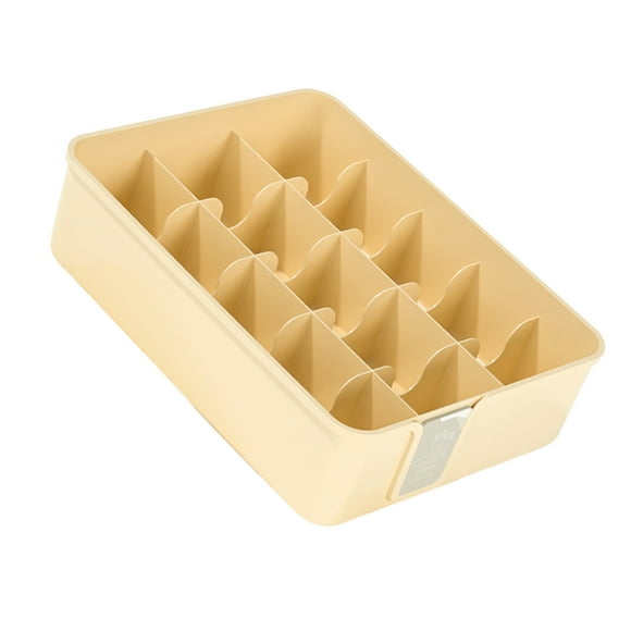 Caja organizadora de ropa interior Jadeshay Organizador de calcetines 15 celdas