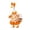 Orange,White, variant on YellowRaincoat Porch Goose Outfits,Raincoats Costume with Umbrella and Hat,Waterproof,Goose Clothes for Spring summer Outdoor Garden Yard Decor