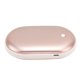 thumbnail image 3 of Mini banco del poder de la aleación de aluminio 2400mah USB del calentador de la mano del bolsillo para el oro rosa al aire libre del viaje del invierno, 3 of 5