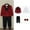 Red, variant on Swuxness Toddler Boys Solid Color Sequin Formal 4 Piece Outfit Suits Tank Shirt Blazer Jacket Pants Lapel Style Red 2-3 Years