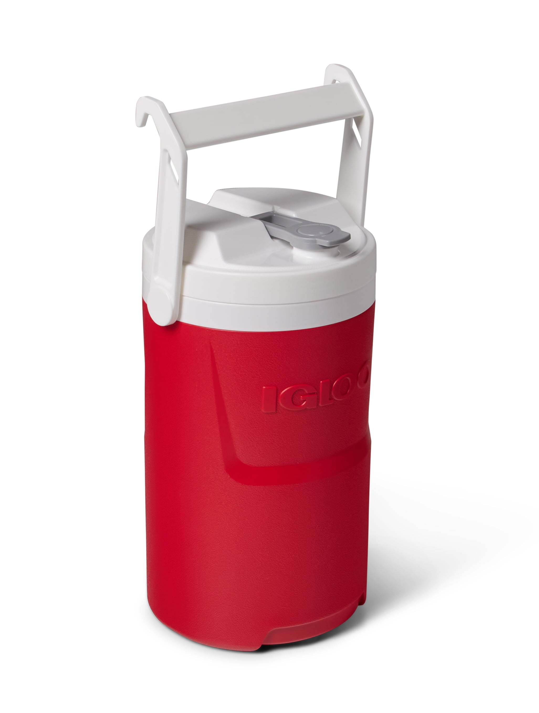 Igloo 1/2- Gallon Sport Beverage Jug with Hooks - Red