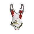 thumbnail image 3 of Midsumdr Swimsuit for Women 2025 Vintage Floral Printed 2pc Temperament Tankini Swimsuits Conservative Beach Bathing Suit with Long Skirt, 3 of 4