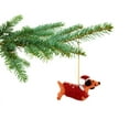 thumbnail image 2 of Dachshund Christmas Ornaments - Boiled Wool Santa Dachshund Ornament - Cute Dog Ornament 2025, 2 of 7