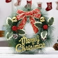 thumbnail image 3 of 30/40CM Garland Arrangement Christmas Ornament Red Pinecone Spruce Christmas Wreath Front Door Wreaths Party Hanging Garland, 3 of 6