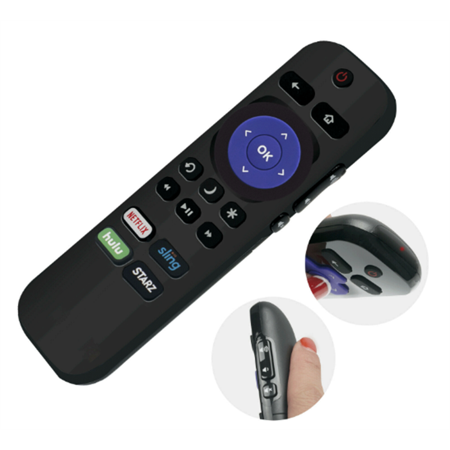 New LC-RCRUDUS-18 Remote Control Compatible with Sharp Smart TV LC-55LBU591U LC-43LBU59