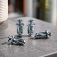 thumbnail image 3 of M6*25 Petal Nut Expansion Screws - 10-Pack Iron Drywall Brick Anchors, Type-Expanding Bolt Set for Shelving Fixtures, Reliable Hollow Wall Fixings, 3 of 5