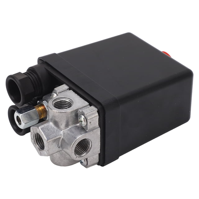 Interruptor De Presión Del Compresor De Aire De 4 Puertos, Interruptor De Presión Del Compresor De Aire De 4 Puertos De Servicio Pesado 20A AC 240V 135 A 175PSI Para Herramientas