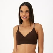 Maidenform® M Wireless Stretch Rib Bralette DM2303 Color: Just Brown Size: XX LARGE