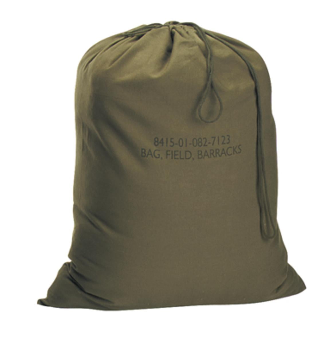 G. I. Type Laundry Bag, Military Barracks Bag, Olive Drab