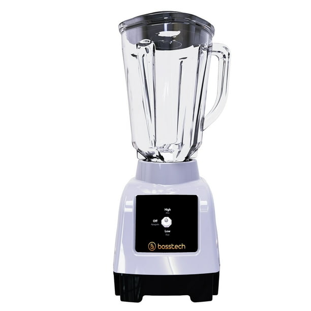 Licuadora Bosstech B2 Potencia 550 Watts 2 Velocidades Vaso de Vidrio Capacidad 2L BOSSTECH BSED-GB2-VG