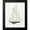 thumbnail image 2 of Brown, David Carter 15x18 Black Modern Framed Museum Art Print Titled - Sailboat I, 2 of 5