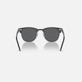 thumbnail image 4 of Ray-Ban RB3016 Clubmaster Square Sunglasses, Green on Black/Dark Grey, 49 mm, 4 of 4