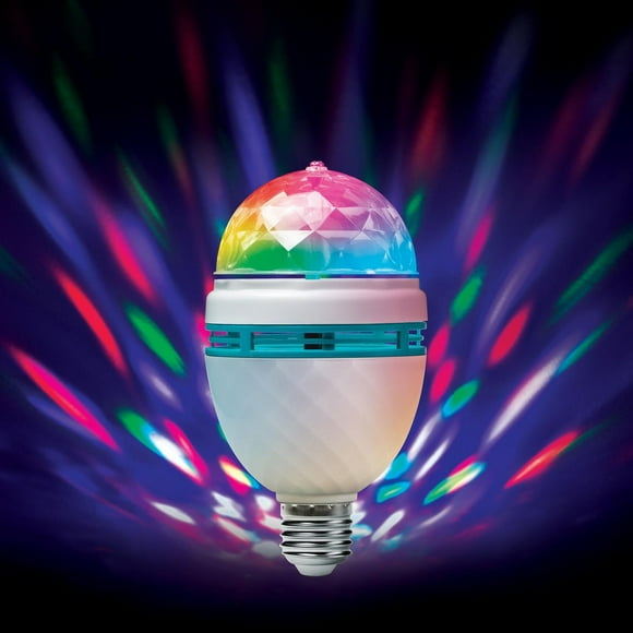 Merkury Innovations PartyBulb Rotating Disco Party Light, Disco Party Light