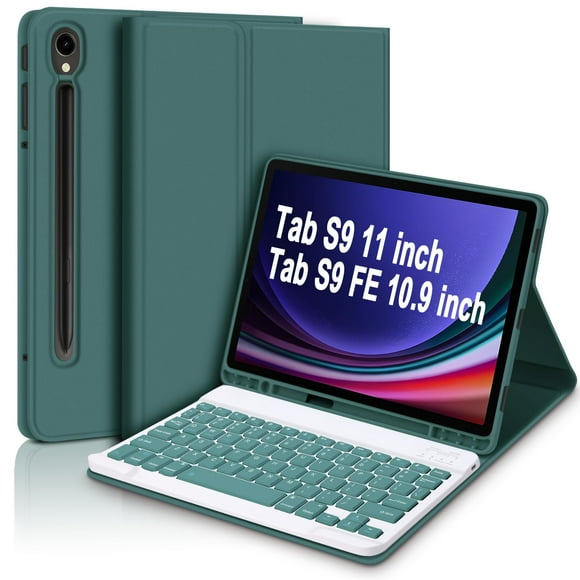 Funda de teclado GOKOCO para Samsung Galaxy Tab S9 FE 10.9/S9 11