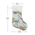 thumbnail image 2 of RMDQTR Christmas Stockings for Xmas Gifts - Large Size Festive Holiday Decor for Family Cute Cartoon Sloth, 2 of 8