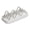 Wave-shaped Soap Dish with Tray, variant on Stainless Steel Soap Drying Rack with Self-Draining Tray, Rust-Proof Countertop Organizer for Bathroom and Kitchen, Heavy-Duty Sponge Holder