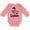 Mauve, variant on Inktastic I'm the Captain Pirate Girl Girls Long Sleeve Baby Bodysuit
