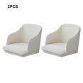 thumbnail image 4 of Transemion 2x Quick Installation And Easy Care Stretchy Chair Covers For Maintenance High Elastic Full off-white 1Set, 4 of 6