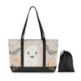 thumbnail image 7 of FORMRS Canvas Laptop Tote Bag for Women with 15.6" Computer Compartments Shoulder Handbag, Halloween Ghosts, 7 of 7