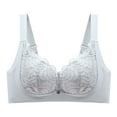 thumbnail image 5 of Ierhent Womens Wireless Bras Full Coverage Womens Push Up Everyday Basic Comfort Lightly Padded Wireless Plunge T-Shirt Bra Lift Up(D,40/90C), 5 of 5