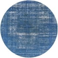 thumbnail image 1 of Ahgly Company Indoor Round Mid-Century Modern Blue Oriental Area Rugs, 5' Round, 1 of 6