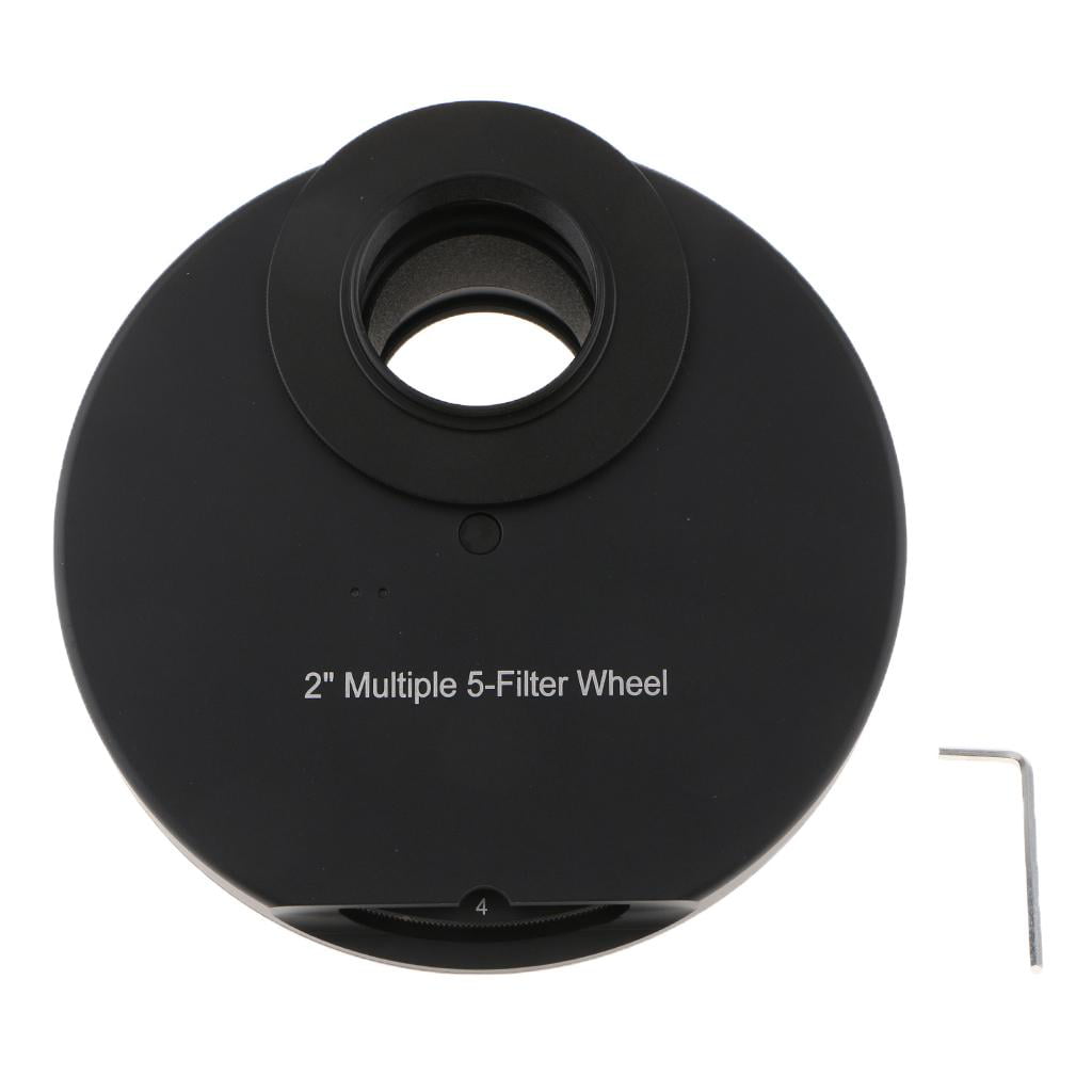High Quality 2" Five Position NEW Multiple 5-Filter Wheel for Telescope 