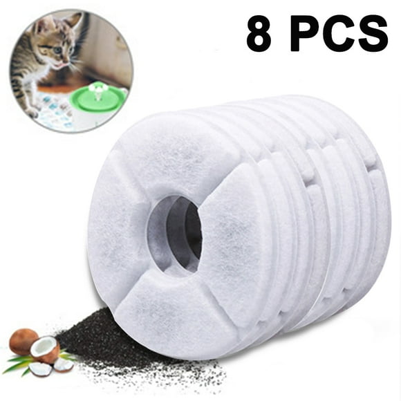 Cat Water Dispenser Replacement Filter for Top Water Dispenser, Carbon Filter Kit, Activated Carbon Filter for Cat Water Dispense
