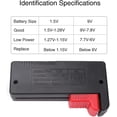 thumbnail image 4 of BT-168 PRO Universal Digital Battery Tester Volt Checker, Digital Battery Tester, Button Cell Battery Voltage Tester, for AA, AAA, C, D, 9V, 1.5V, 18650, Button Cell Batteries, 4 of 5