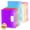 14 Pack 3 Ring Binder Pockets, variant on AGCAN 24 Pcs 3 Ring Binder Dividers with Tabs, Plastic File Dividers Binder Index Dividers with One Front Pocket and Tab, Multicolor, AGCAN Letter Size (9.8×11.2 Inch)