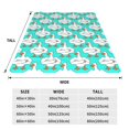 thumbnail image 3 of Bixox Fleece Blanket Strong Goose Pattern Super Soft Double-Sided Microfiber Flannel Blanket for Sofa, Bed, Couch,Suitable for All Seasons - 80"x60", 3 of 5