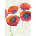 thumbnail image 2 of Dyer, Beverly 25x32 Black Ornate Wood Framed with Double Matting Museum Art Print Titled - Poppies July 2, 2 of 4