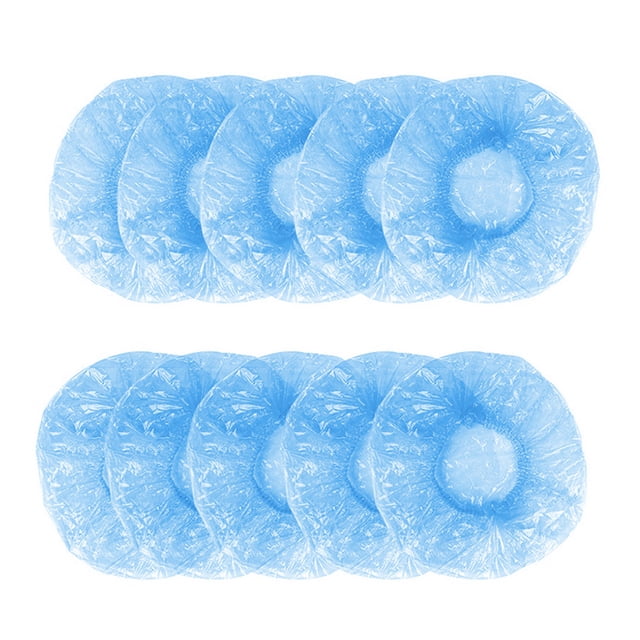 Gorro de baño Irfora 10 piezas portátil de un solo uso impermeable adulto cocina resistente al aceite gorro de baño de tinte para el cabello Irfora Gorro de baño