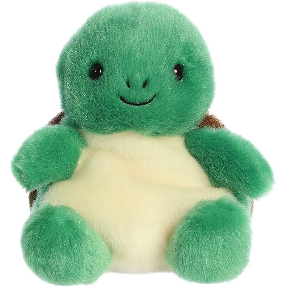 Aurora® Adorable Palm Pals™ Honu Sea Turtle™ Stuffed Animal - Fun Collectible Plush for Kids and Adult Collectors - Perfect for Decorating Rooms and Birthday Gifts - Green 4.5 Inches